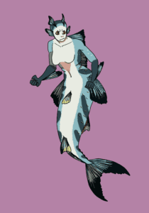 bonito fish mermaid