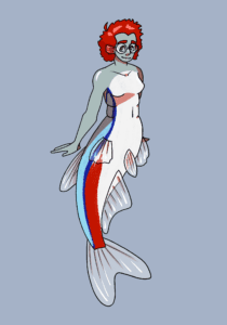neon tetra mermaid